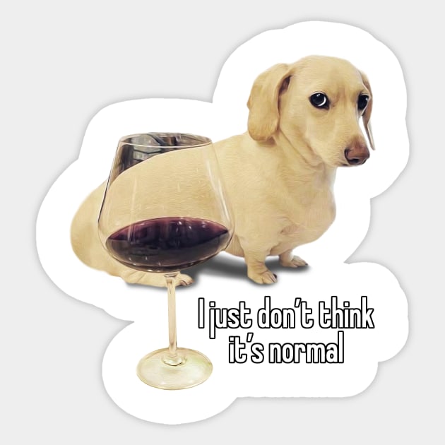 Homophobic Dog Meme Sticker by Treacle-A